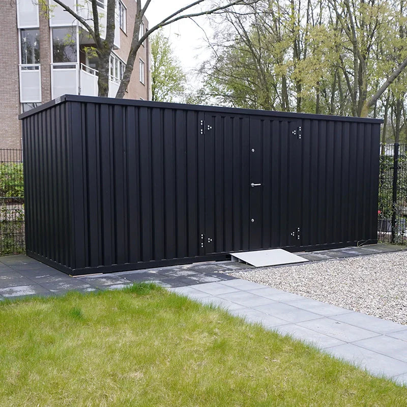 Contenedor de almacenamiento de 5 x 2 metros – con puerta doble&nbsp;